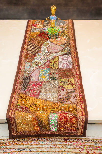 Kraftbarn - Table Runner Beads Brown Color