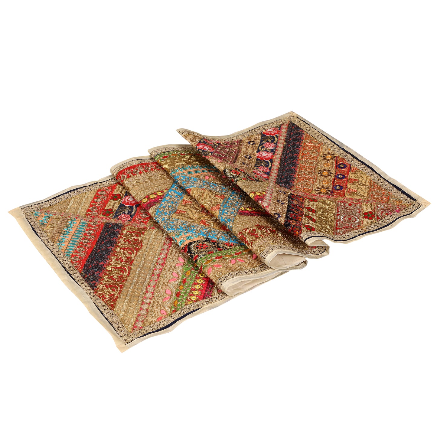 Kraftbarn - Table Runner Zari Beige Color