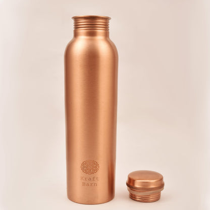 KraftBarn 34 OZ Pure Copper Bottle Matte 34oz - 356