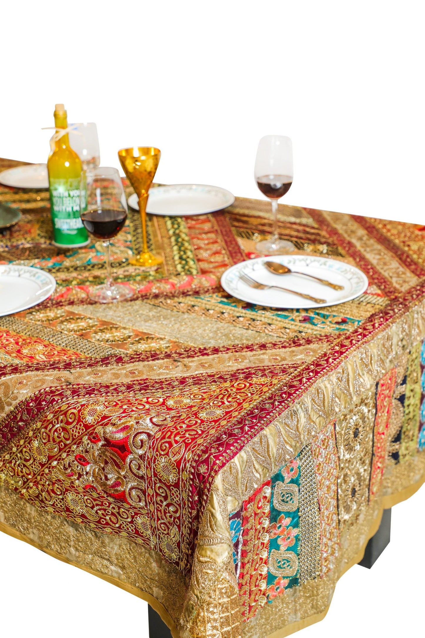 Kraftbarn - Table Cover Zari Golden Color - 114, 116, 123