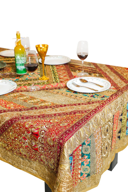 Kraftbarn - Table Cover Zari Golden Color - 114, 116, 123