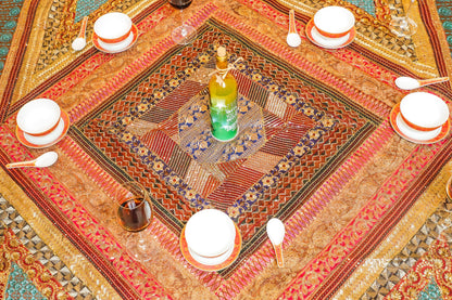 Kraftbarn - Table Cover Zari Golden Color - 114, 116, 123