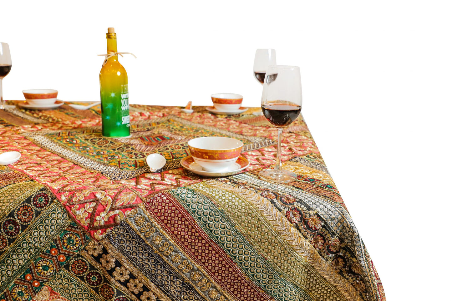 Kraftbarn - Table Cover Zari Golden Color - 114, 116, 123