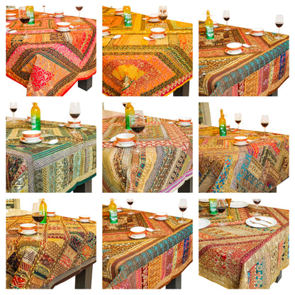 Kraftbarn - Table Cover Zari Golden Color - 114, 116, 123